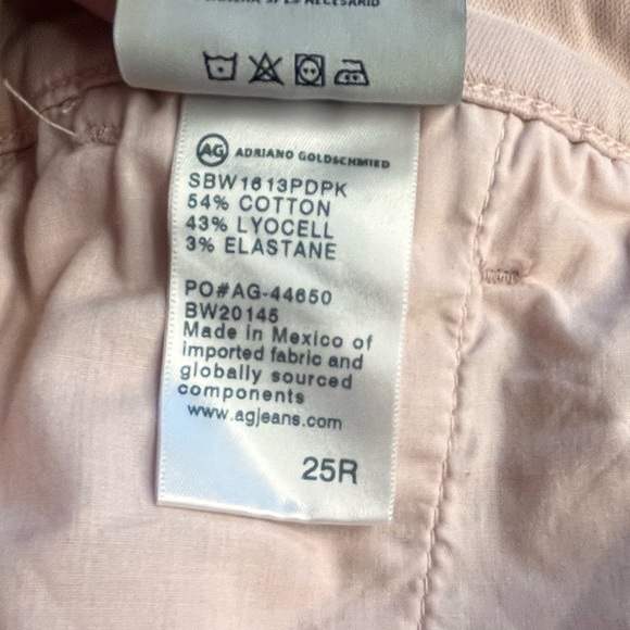 NWT The Caden Tailored Trousers by Adriano Goldschmied in Pastel Pink!! Gorgeous - Picture 9 of 12